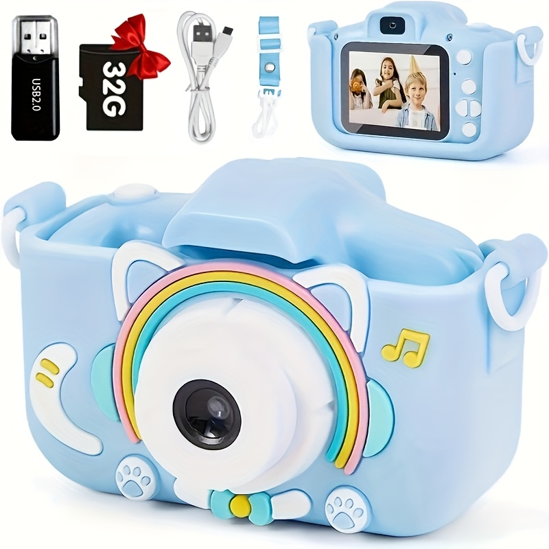 3 4 5 6 7 8 9 10 11 12 Year Olds Selfie HD Toy Camera, Handy Digital Video Camera, Kids Camera For Boys And Girls, Perfect Christmas, Back To School Season And Birthday Gift - Image 4