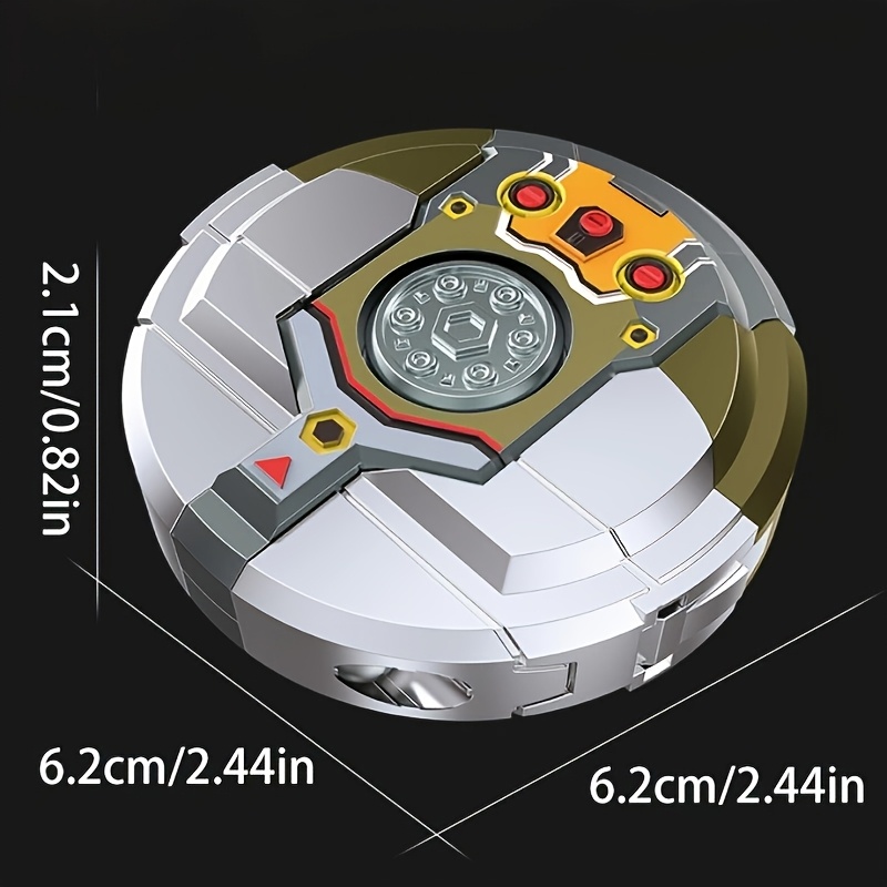 Transformers: Miniature Creative Toy, Transformable for Man, Desktop Ornament, Relax, Cool, Two-in-One Finger Spinner, Creative Birthday Gift - Image 2