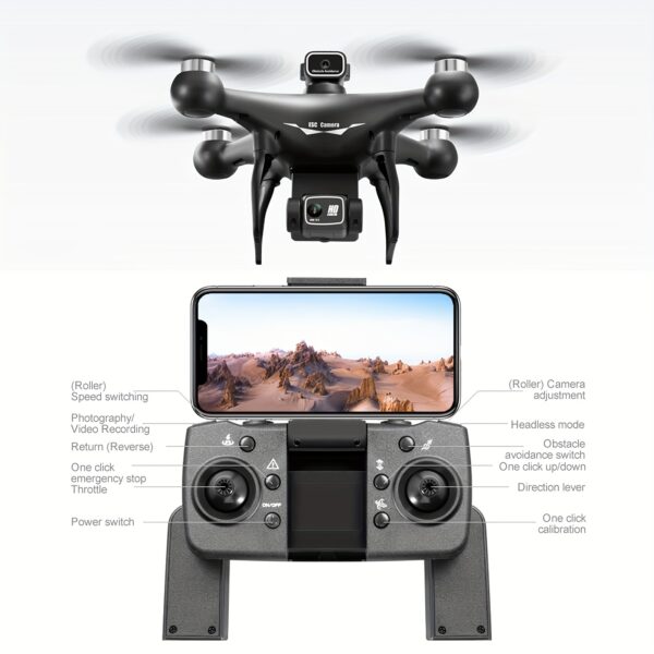 Drones With Real-time High-definition Image Transmission/HD Elevtricslly Adjustable Dual Camera/360° Infrared Obstacle Avoidance/optical Flow Positioning Hovering - Image 5