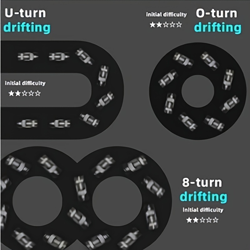 1:20 4WD LED Light Remote Control Drift Car, 20KPH High Speed Proportion Throttle Racing Car, Suitable for Drifting and Racing, with 2 Rechargeable Batteries, Perfect Gift and Toy - Image 11