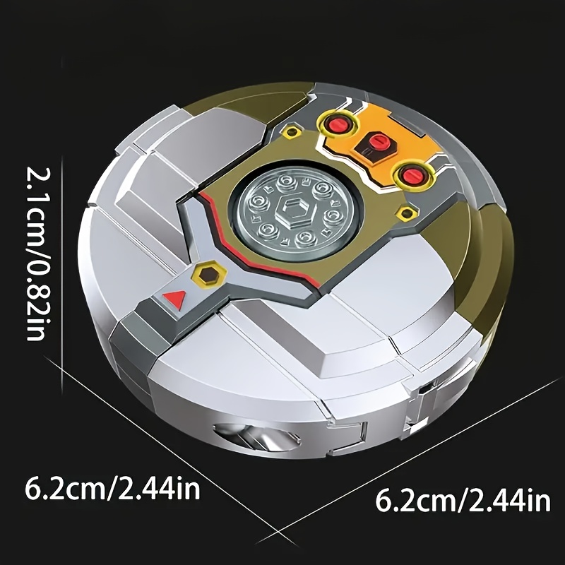 Fidget Spinner Creative Toy Transformers Spinner Transformable Autobot Desktop Ornaments Decompression Cool Creative Two-in-One Fidget Spinner Creative Birthday Gift - Image 2