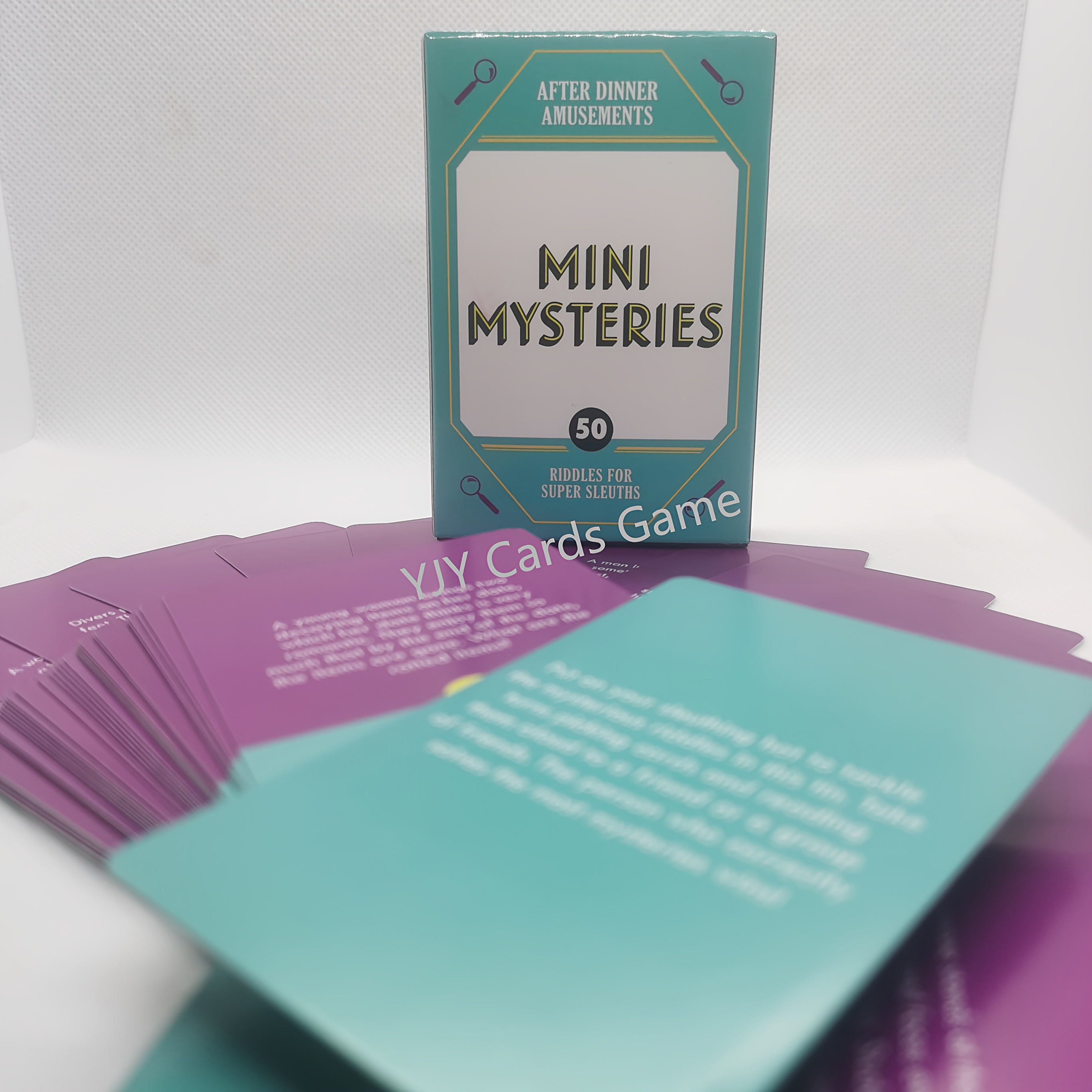 50 Mini Mysteries: After Dinner Amusements - Engaging Card Game for Friends to Bond Over Brain Teasers, Unleash Your Inner Detective, and Sharpen Logic Skills, Perfect for Gatherings and Social Events - Image 6