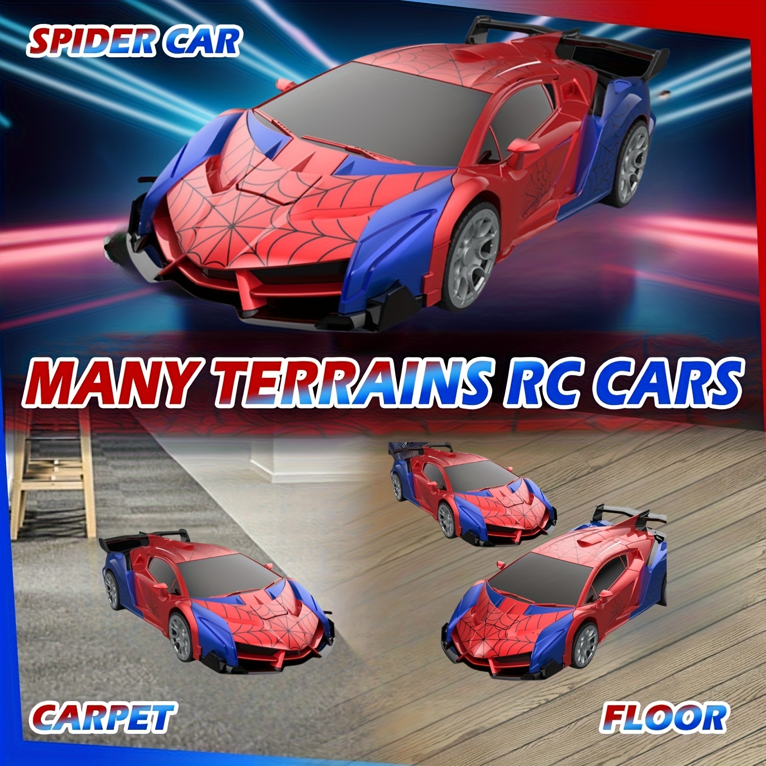 Remote Control Car, One-button Transform Robot Spider Transformer Toy Car With Cool LED Headlights, 2.4Ghz 1:18 Scale, 360 Degree Rotation Drift, Christmas Birthday Gift For Boys And Girls - Image 10