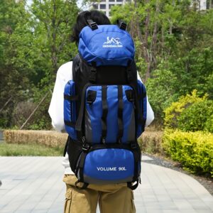 [Lightweight Backpack] Durable, Lightweight Hiking Backpack | Large Capacity Outdoor Trekking and Camping Bag with Adjustable Straps, Drawstring Closure, and Multiple Compartments for Men and Women