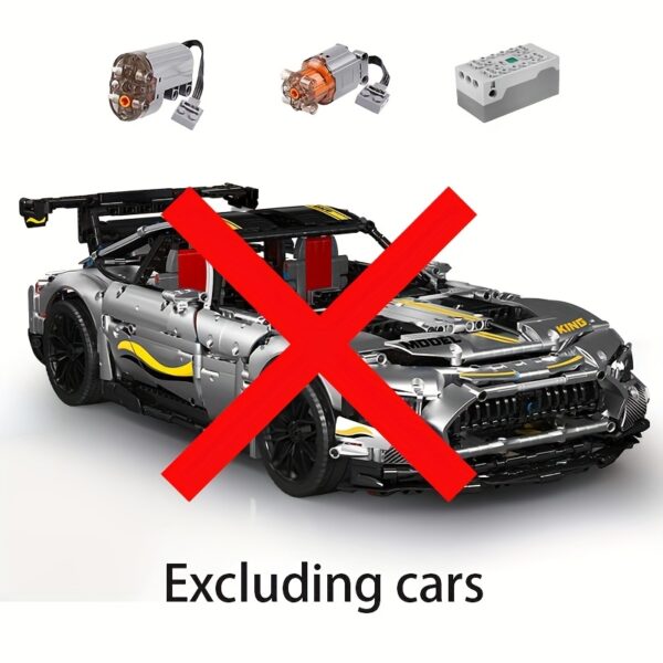 Building Block Car Model Set, Made of ABS Material, Decompression Toy, Perfect Gift for Birthdays, Christmas, Halloween, Thanksgiving, New Year and Parties, Suitable for 14+ - Image 4