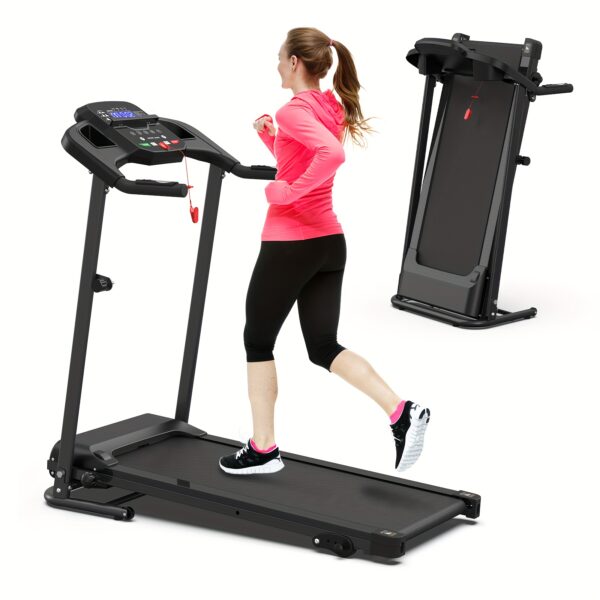 [FYC Portable Treadmill] 2.5HP FYC Foldable Portable Treadmill - Electric Motorized Running Machine with Heart Rate Sensor for Home Gym