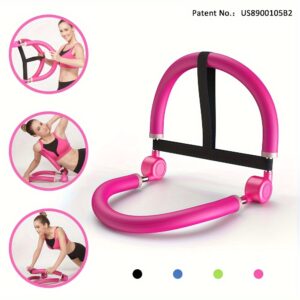 Red Abdominal Exercise Machine for Core Strength, Sit-Up and Push-Up Equipment, Home Gym Ab Crunch Workout Fitness Device, Ideal Christmas Gift, Perfect for Thanksgiving