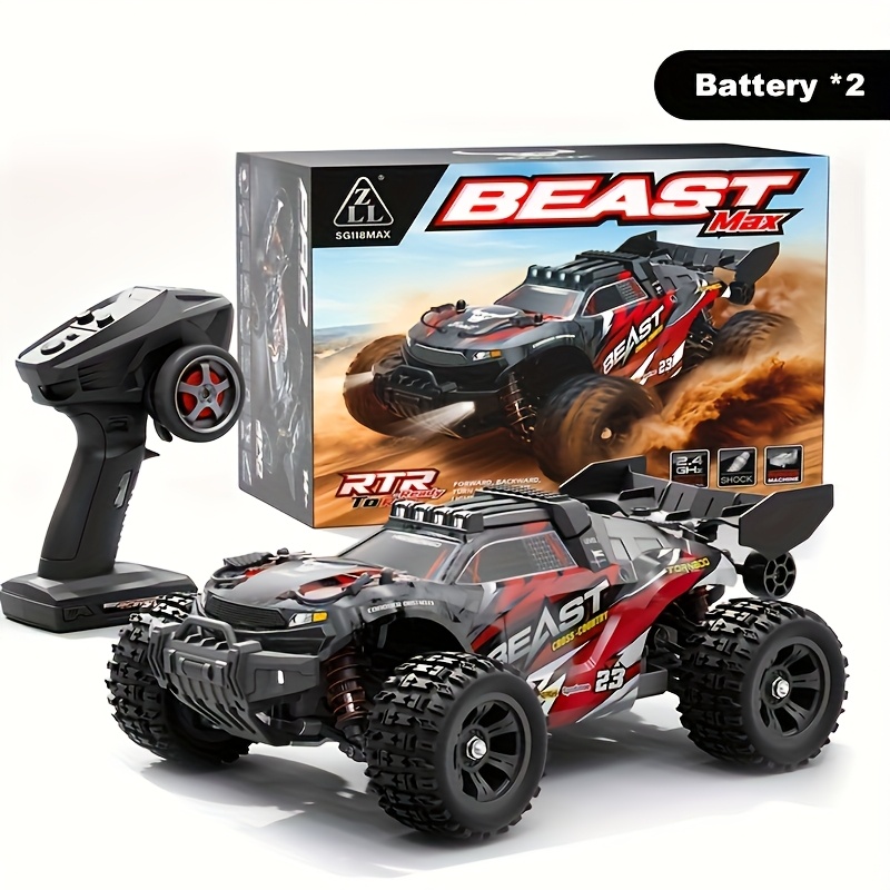 2025 Upgraded Black Four-Wheel Remote-Controlled Racing Car - High-Speed Off-Road Toy Car with Adjustable Headlight Mode & Turn Signal, 80km/h Brushless Motor, USB Rechargeable, Durable Plastic Body, Touch Control, Perfect Holiday/Birthday Gift, Remote Control Car, Outdoor Playtime, Sporty Design, Sturdy Construction - Image 5