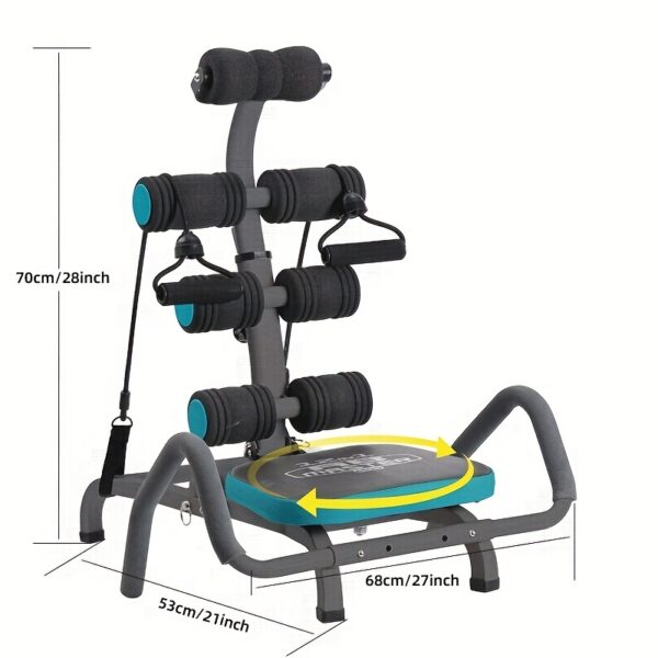 Ultimate Fitness Rocking Chair - Multifunctional Yoga Device for Tummy Control, Sit-up, Boating, and Stretching Exercises - Perfect Halloween and Christmas Gift for Fitness Enthusiasts - Image 7