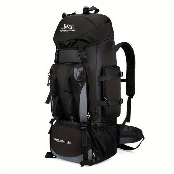 [Lightweight Backpack] Durable, Lightweight Hiking Backpack | Large Capacity Outdoor Trekking and Camping Bag with Adjustable Straps, Drawstring Closure, and Multiple Compartments for Men and Women - Image 5