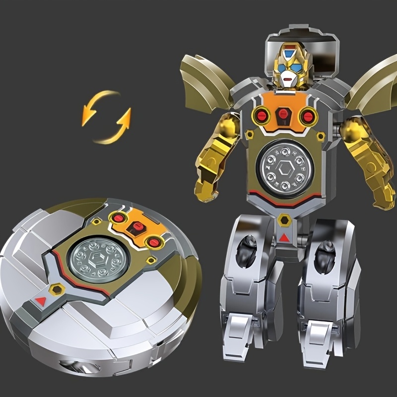 Transformers: Miniature Creative Toy, Transformable for Man, Desktop Ornament, Relax, Cool, Two-in-One Finger Spinner, Creative Birthday Gift - Image 6