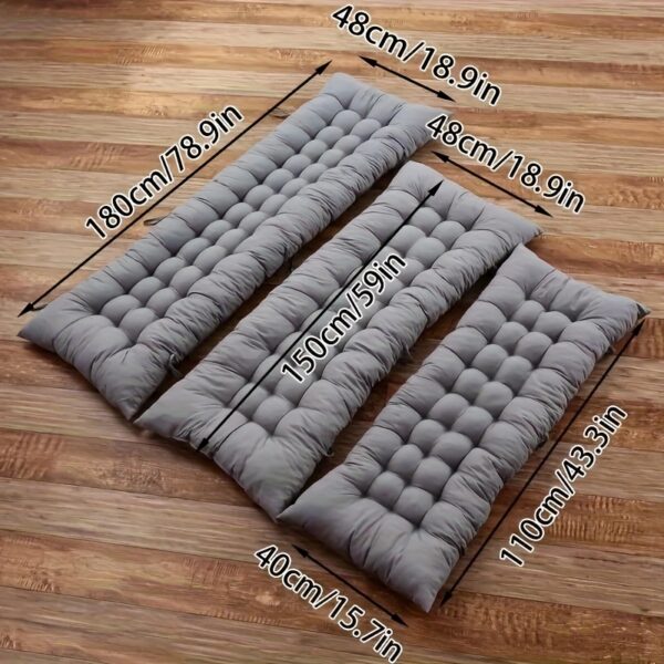 [Fade Resistant Chair Cushion] High Quality, Fade Resistant Bohemian Chic Outdoor Chair Cushion Collection | For All Seasons, Deep Seat and Backrest Support for Chairs, Sofas - Image 4