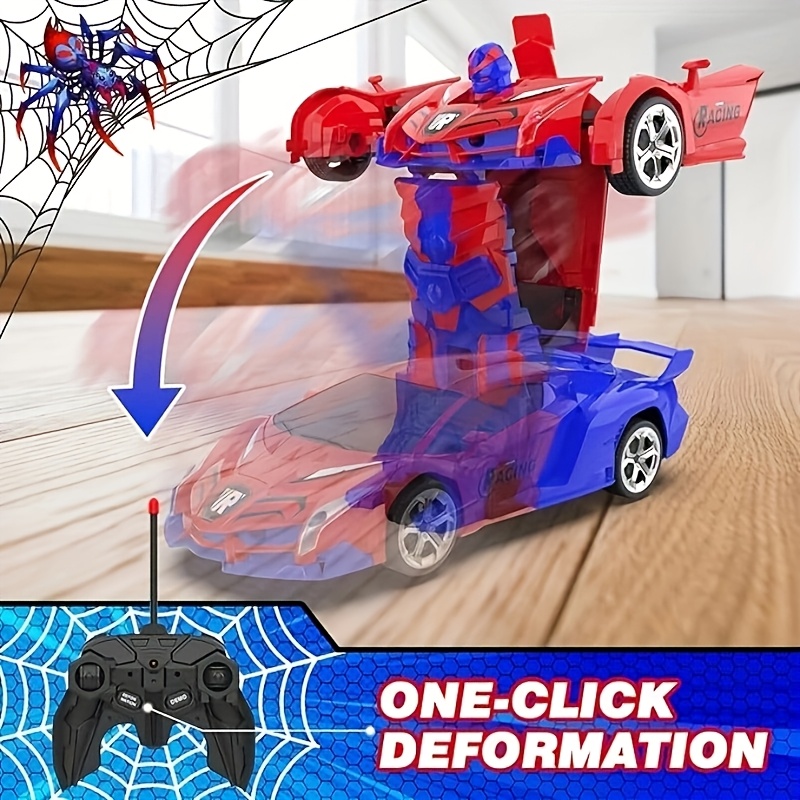 Remote Control Car, One-button Transform Robot Spider Transformer Toy Car With Cool LED Headlights, 2.4Ghz 1:18 Scale, 360 Degree Rotation Drift, Christmas Birthday Gift For Boys And Girls - Image 6