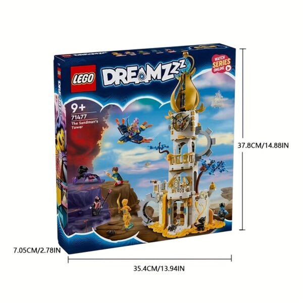 European Version, LEGO 71477 DREAMZzz 2-in-1 Sand Merchant Tower Castle Toy with Spider And Bird Statues - Image 2