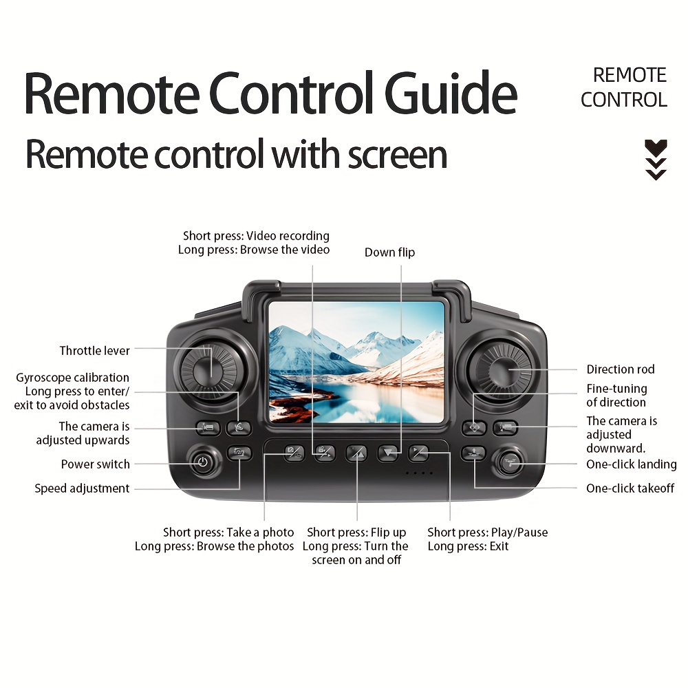 E55 Drone Brushless Optical Flow Drone S116 MAX- Dual Cameras, Screen-Controlled Remote for Outdoor Aerial Photography, 360° Obstacle Avoidance, WIFI FPV, Headless Mode, Phone App Control - Perfect for Halloween & Christmas Gifts - Image 11