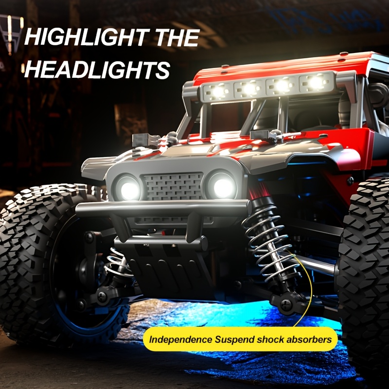 4WD RC Off-Road Monster Truck 1:20 - 34+ MPH Brushless Speed, Reinforced Metal Frame, Programmable LED Light Show | All-Terrain Remote Control Car, Toy Gift for Kids, Teens, Adults, Hobby Grade Racer - Image 8
