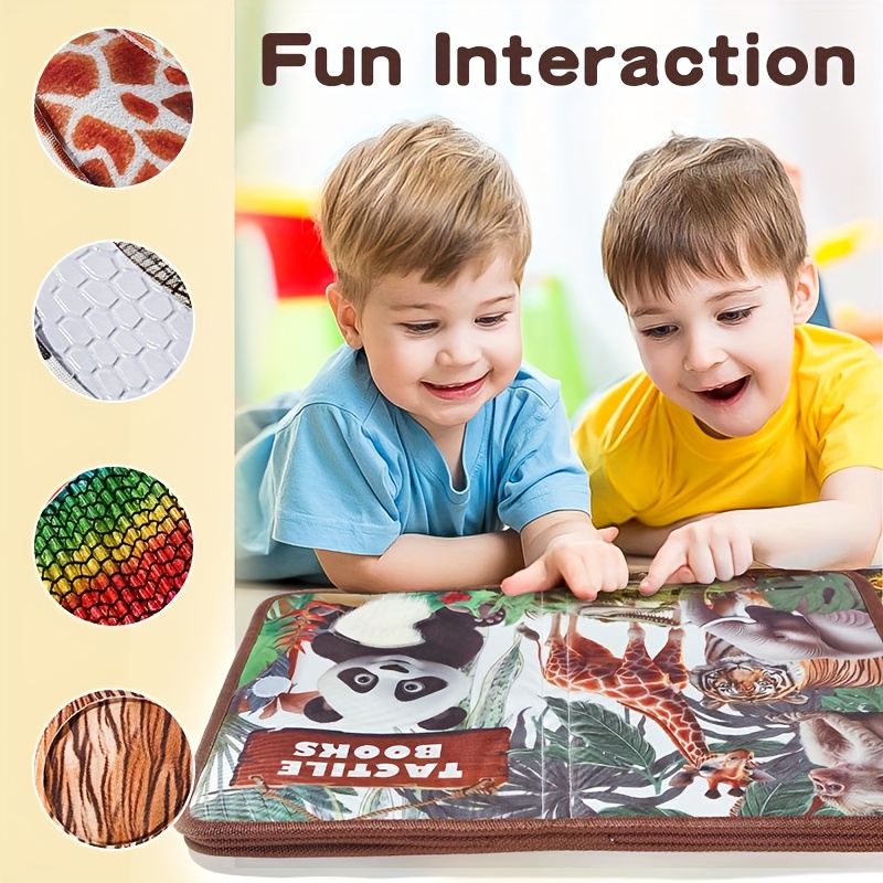 Early Development & Activity Toys For Babies, Tactile Perception, Early Education Cloth Book, Newborn Baby Gift Set, Halloween Gifts, Christmas Gifts, Soft Touch Picture Book, Baby Toys - Image 8