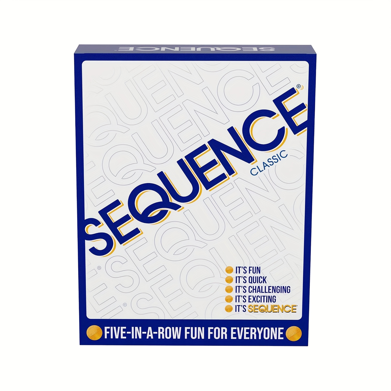 Family-Friendly Classic Sequence Board Game - New Version Card Game