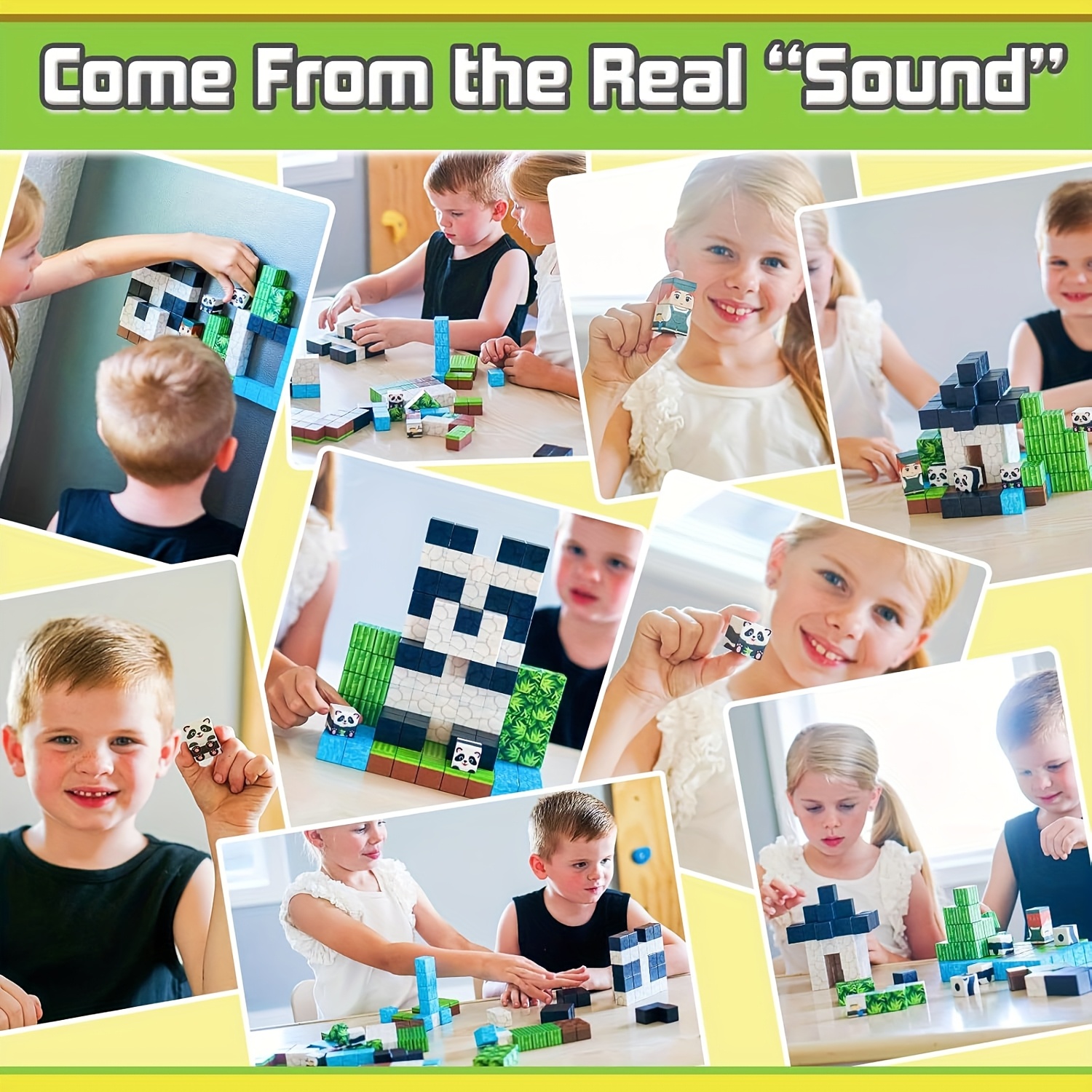 Magnetic Blocks-50/100/200/300 pcs Magnetic Blocks Build Magnet, Magnetic Toys for Boys & Girls, Cubes Construction Toys, Perfect Gift for Halloween, Thanksgiving, Christmas, Birthday Gifts - Image 11