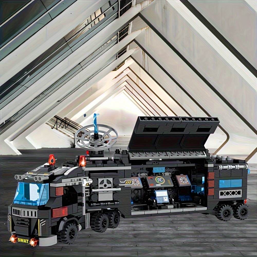 City SWAT Kit Building Blocks Toys, Role-playing Toys, Helicopters, Robots, Educational Toys, Splicing Easy To Operate, Festival Gifts Birthday Christmas Halloween Thanksgiving New Year Gifts - Image 6