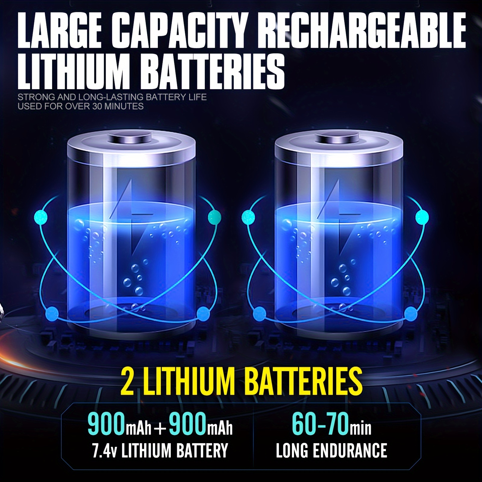 Amphibious RC Monster Truck - 1:16 Scale, 4WD Off-Road Capability,, Includes 2 Rechargeable Batteries, Durable Plastic Body, Ideal Gift for Boys Ages 4-7, Outdoor Play Vehicle|Sporty Design|Rechargeable Toy, NIHO TECH - Image 9