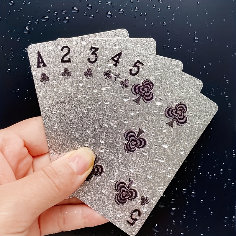 54 Waterproof Game Cards, Plastic Playing Cards - Ideal for Christmas, Halloween, Thanksgiving Gifts & Game Nights. Durable and Stylish, Perfect for Holiday Travel Gifts - Image 6