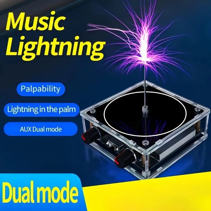 Tesla Coil Music Arc Plasma Desktop Toy Science Education Set Teaching Experiment Model Easter Gift Birthday Gift - Image 10