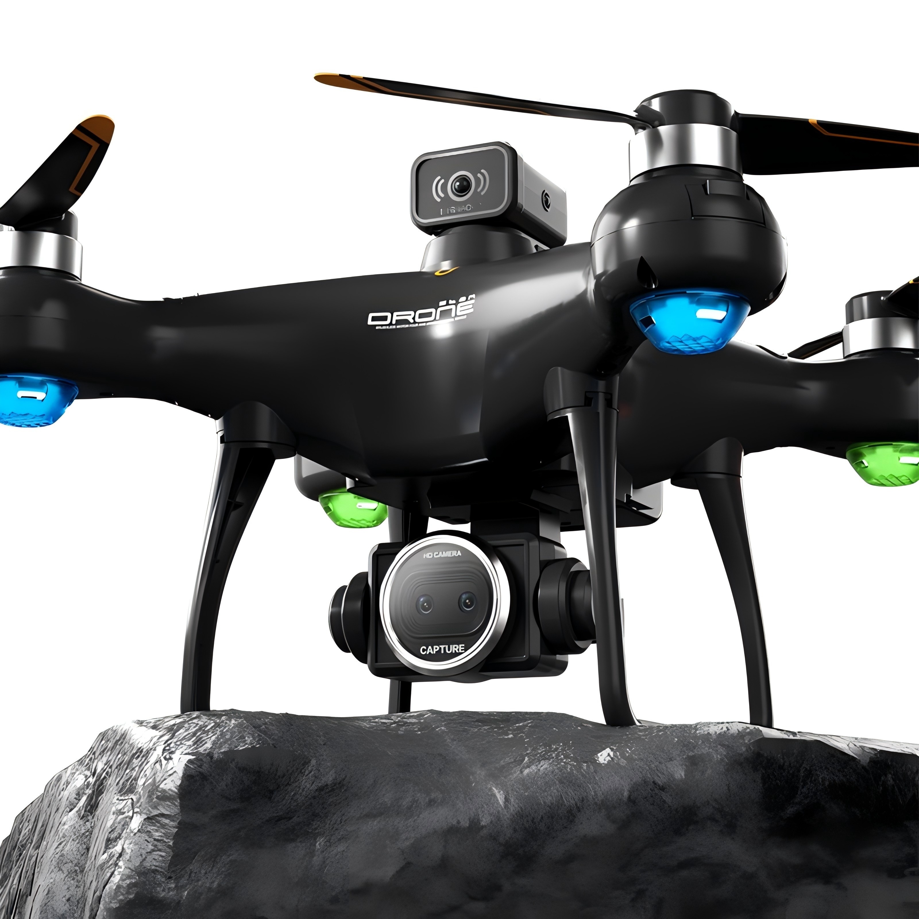 S116 MAX Brushless Optical Flow Drone - Dual Cameras, Headless Mode, 360° Obstacle Avoidance, WIFI FPV, Phone App Control - For Adults & Kids - Perfect for Halloween & Christmas Gifts