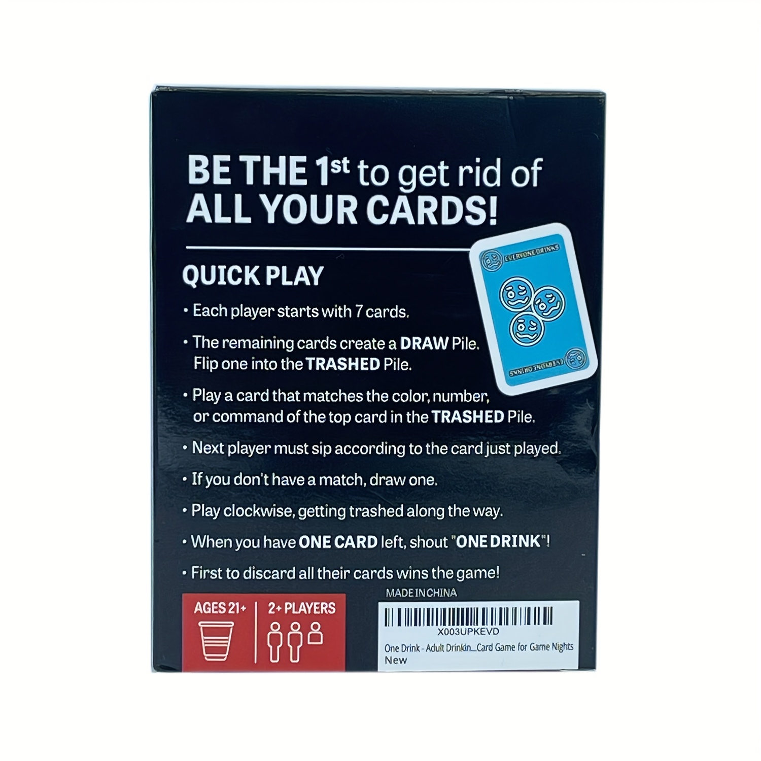 Ultimate Party Drinking Card Game - One Drink: Fun, Social, Interactive Game for Adults | Colorful Rules, Drink Cards | Perfect for Gatherings, Bars, Game Nights - Image 7