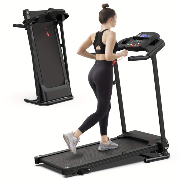 [FYC Portable Treadmill] 2.5HP FYC Foldable Portable Treadmill - Electric Motorized Running Machine with Heart Rate Sensor for Home Gym - Image 5