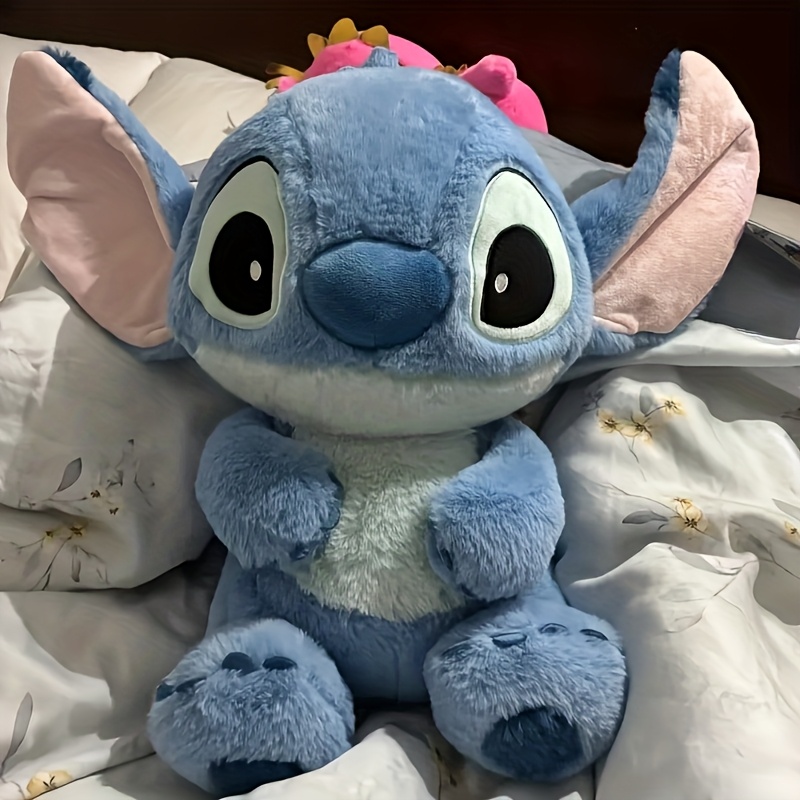 Disney Stitch Plush Toy - Soft Blue Body with Light Blue Big Ears Pillow - Perfect for Bedroom, Car, and Sofa Decor - Ideal Gift for Christmas, Valentine'S Day, and Birthdays - Image 5