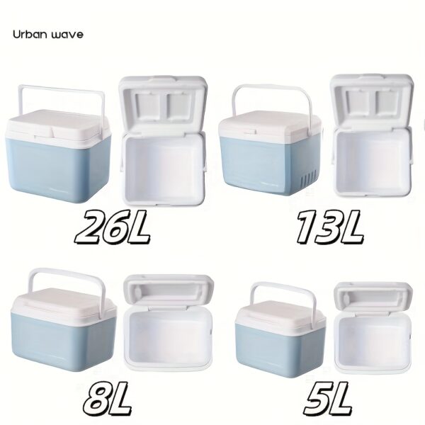 [Portable Cooler Box] Portable Cooler Box with Insulated Hard Shell That Retains Ice, Perfect for Camping, Tailgate Parties, Beach Outings, Picnics, Grocery Shopping, And Boating - Image 6