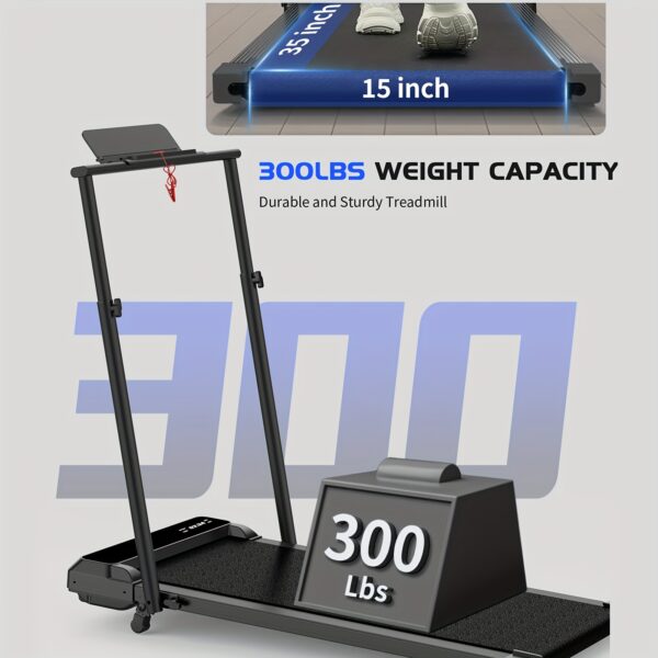 Walking Pad Under Desk Treadmill, Portable Small Treadmills For Home And Office, 3.5HP Super Quiet Brushless Motorized Walking Jogging Running Machine With Remote Control, Without Battery - Image 11