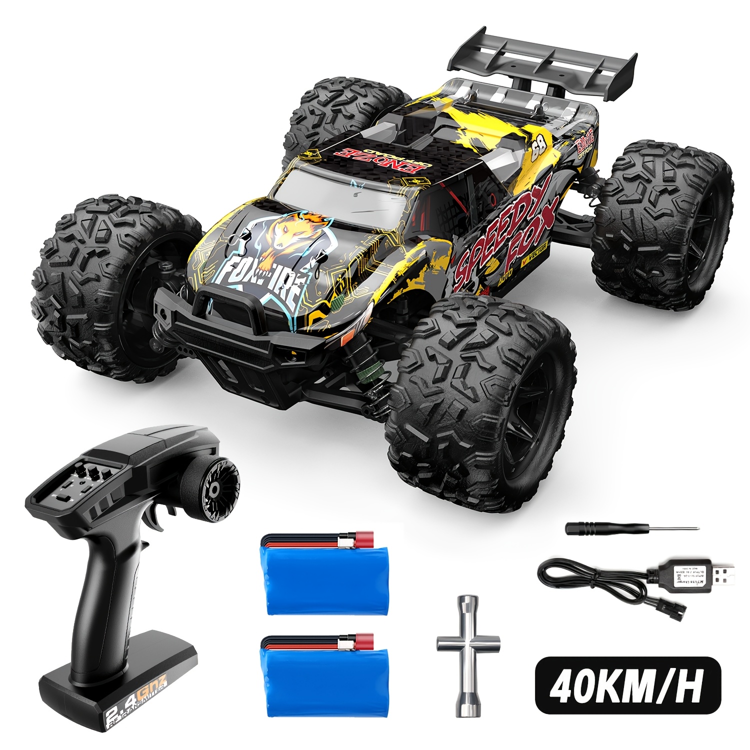 1:16 Scale 70Km/h Super High Speed RC 4WD Off-road Vehicle RC Climbing Car Brushless Motor Youth Over 14 Years Old Children And Adult Racing Toys, Most Ideal Gift - Image 7