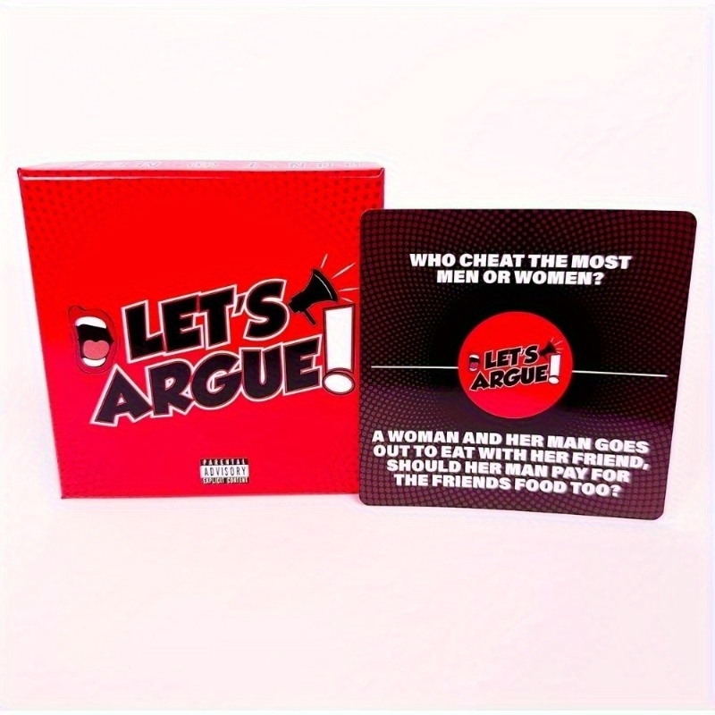 Debate Card Game - Fun Discussion Party Game with Bold Controversial Prompts, Suitable for Adults and Family Competitive Board Game, Exquisite Packaging Design - Image 4