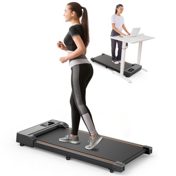 [2-in-1 Walking Pad] 2.5HP 2-in-1 Portable Under Desk Walking Pad Treadmill | Lightweight Home Office Fitness Treadmill with Remote Control & LED Display, 265Lbs Capacity, Quiet, Stepping, Walking Training, Mother's Day Gifts - Image 14