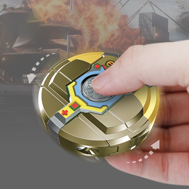 Transformers: Miniature Creative Toy, Transformable for Man, Desktop Ornament, Relax, Cool, Two-in-One Finger Spinner, Creative Birthday Gift - Image 9