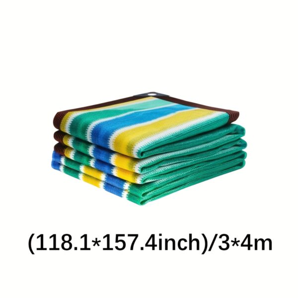[Beach Sunshade] Colorful Outdoor Beach Windbreak, Sunshade Cloth | Suitable for Beaches, Pavilions, Swimming Pools, and Holiday Gifts - Image 11