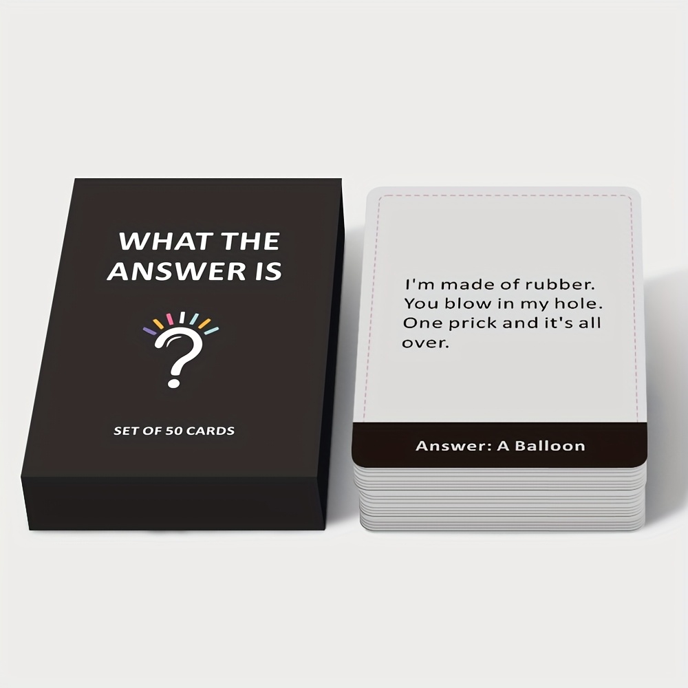 1 Box, SMILE TALK Fun Guessing Card Game, Desktop Game, Powerful Party Entertainment Interactive Tool, Halloween/Christmas/Thanksgiving Gift, Perfect for Game Nights | 50 Cards - Image 7