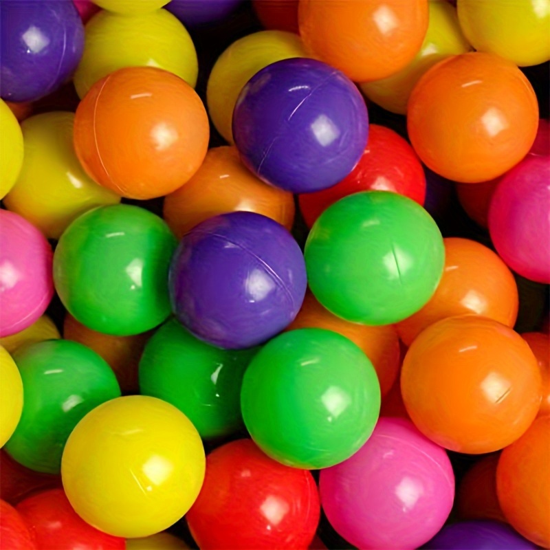 60pcs/110pcs/125pcs Colorful Bobo Balls for Youngsters Mixed Color Ocean Balls, 2.17/2.75in PE Material Perfect for Outdoor Sports And Water Play, Great Fun Toy Balls - Image 10