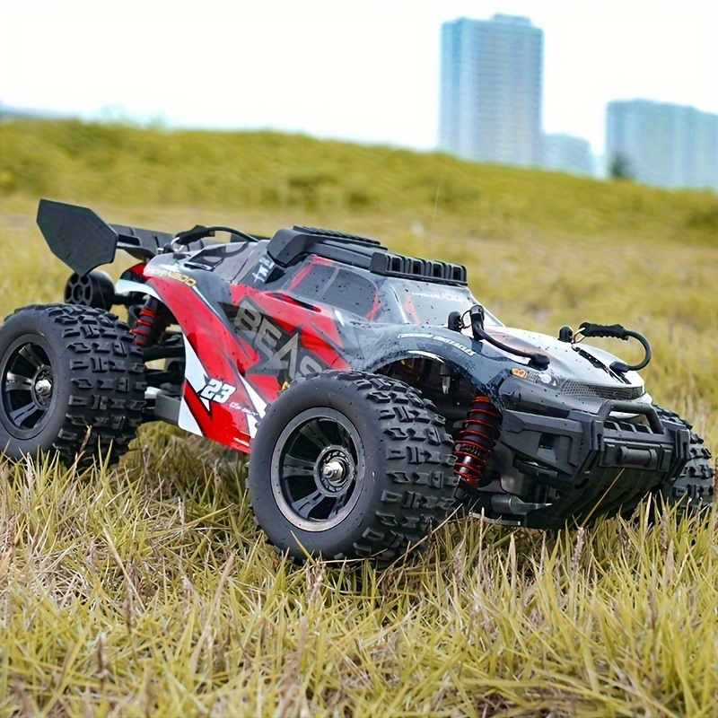 2025 Upgraded Black Four-Wheel Remote-Controlled Racing Car - High-Speed Off-Road Toy Car with Adjustable Headlight Mode & Turn Signal, 80km/h Brushless Motor, USB Rechargeable, Durable Plastic Body, Touch Control, Perfect Holiday/Birthday Gift, Remote Control Car, Outdoor Playtime, Sporty Design, Sturdy Construction - Image 7