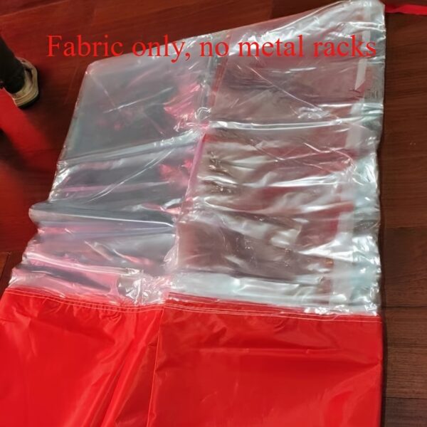 [1pc Folding Fence Cloth] 1pc Four Corner Sunshade Folding Fence Cloth, Four Side Thick Transparent Paulin | New Choice for Outdoor Life, Creating a Comfortable Leisure Space - Image 10