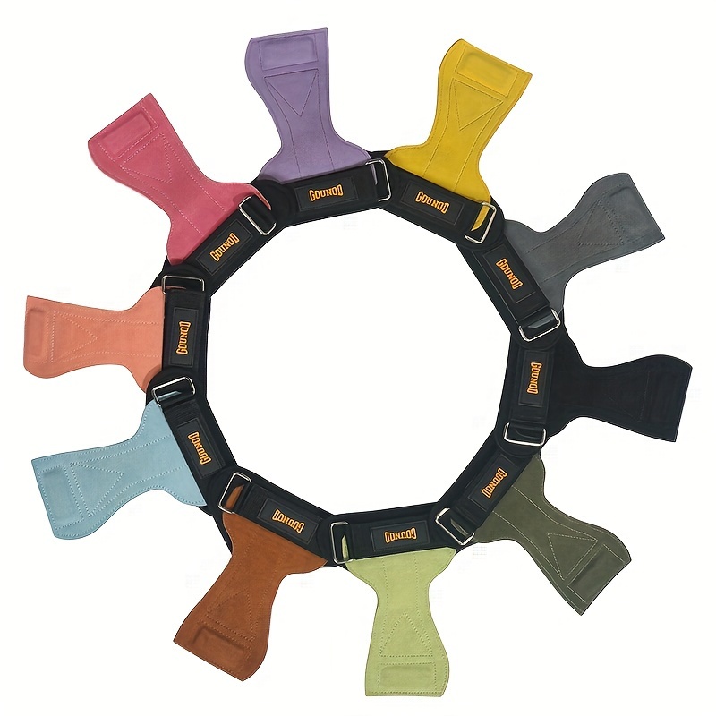 2pcs Multiple Color Gym Grips Hand Palm Fitness Lifting Wrist Straps Weight Lifting Hand Grips - Image 10