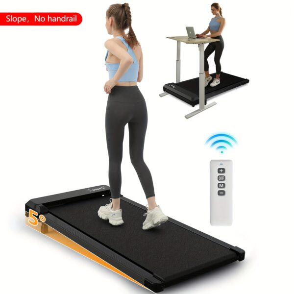 Walking Pad Under Desk Treadmill, Portable Small Treadmills For Home And Office, 3.5HP Super Quiet Brushless Motorized Walking Jogging Running Machine With Remote Control, Without Battery - Image 10