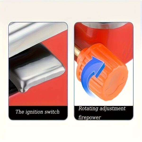 Windproof camping stove camping gas stove, portable foldable stove, used for outdoor backpack hiking and picnicking. Portable foldable camping stove - ideal choice for outdoor exploration, picnicking, and grilling, material, iron - Image 6
