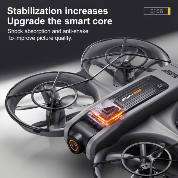 5-Inch Large Screen Real-Time Viewing Remote Control Drone, 4K Dual Camera Foldable Quadcopter with Optical Flow & Hybrid Positioning, Brushless Motors, Auto Return, One-Key Takeoff, Outdoor Flying, Durable Construction - Image 11