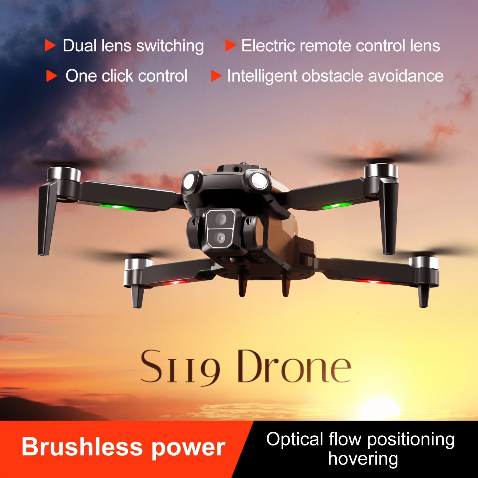 2025 Long-Flight Dual Camera Drone For Adults - Optical Flow Positioning, 360° Obstacle Avoidance, Brushless Motor, LED Lights, Dual Batteries & Spare Kit - Ideal Starter UAV & Holiday Gift - Image 8