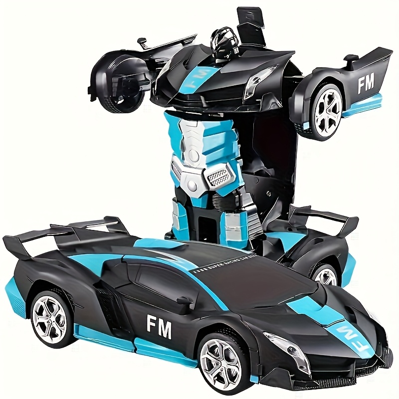 Remote Control Transforming Car-robot Toy, Electric Remote Control Robot Deformed Car, Car Model, Outdoor Sports Toy, USB Rechargeable Battery Christmas, Halloween, Birthday Gift - Image 5