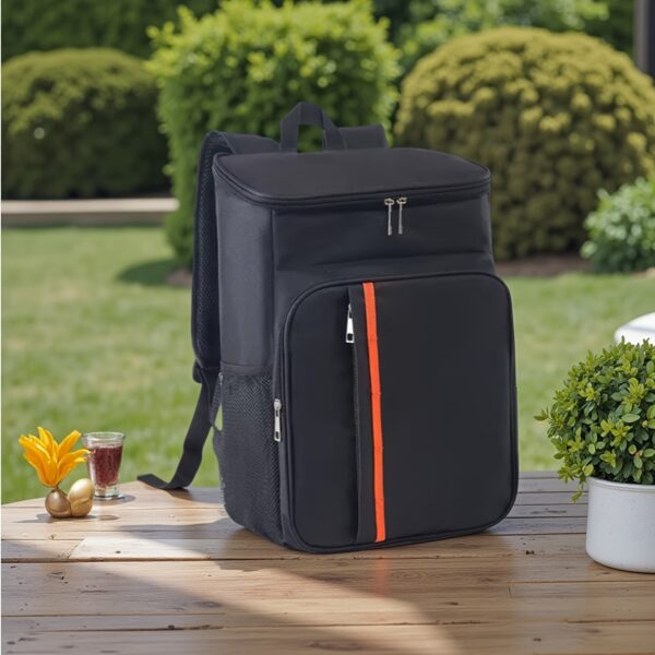 Insulated Picnic Backpack - Leak-Proof, Thickened Cooler Bag for 30 Cans, Portable Lunch Box with Neoprene Lining, Ideal for Travel, Beach, Outdoor Camping, and Picnics, Non-Food Contact, Durable Polyester, Travel Cooler Bag, Suitable for All Seasons - Image 3