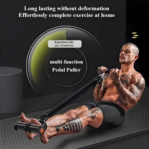 [Multifunctional Foot Puller] 1set Multifunctional Foot Puller - Fitness Pulling Belt, Sit-Up Assistant, Universal Pulling Rope for Men and Women - Multifunctional Sports Foot Puller, Pilates Fitness Equipment - Image 2